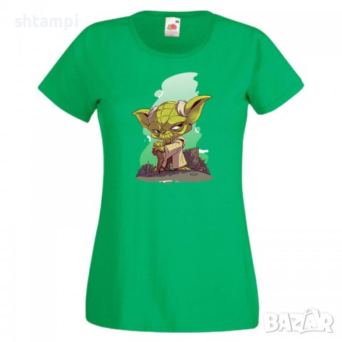 Дамска тениска Star Wars Yoda Игра,Изненада,Подарък,Геймър,, снимка 7 - Тениски - 36790213