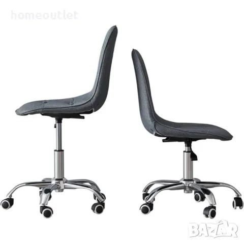 Офис стол / Стол за бюро C-K-DC-0099GY, снимка 4 - Столове - 35043497