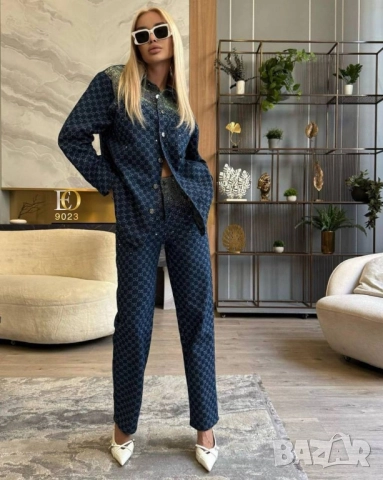 дамски комплект gucci с камъни деним , снимка 2 - Комплекти - 51896843