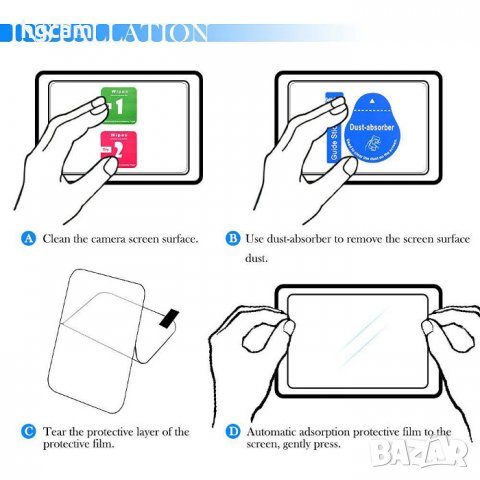 Стъклен протектор GARV™️ за GoPro Hero 5/6/7 , Hero 2018, За екрана, снимка 7 - Чанти, стативи, аксесоари - 27762626