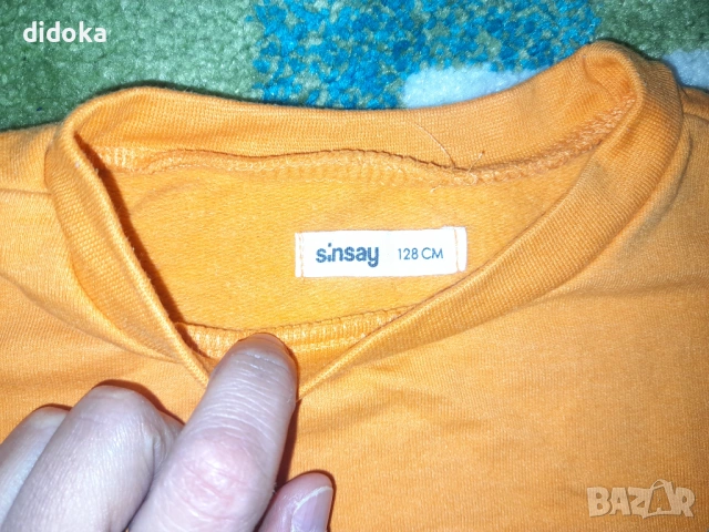 Оранжева блуза , снимка 2 - Детски Блузи и туники - 53476925