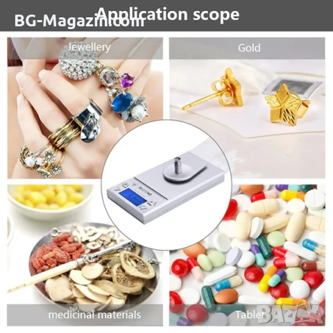 Професионална електронна везна 0.001 прецизна за злато бижута лекарства бижутерска дигитален кантар, снимка 10 - Везни - 50929877