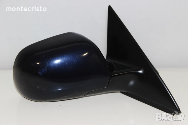 Дясно огледало Audi A6 C5 (1997-2005г.) 8 пина / Синьо стъкло Син къс вариант електрическо, снимка 3 - Части - 51586052