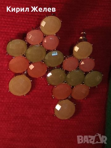 ПОЗЛАТЕНИ ФИНИ КРАСИВИ ЦВЕТНИ КРИСТАЛНИ ФАСЕТИРАНИ АРТ ОБЕЦИ 13901