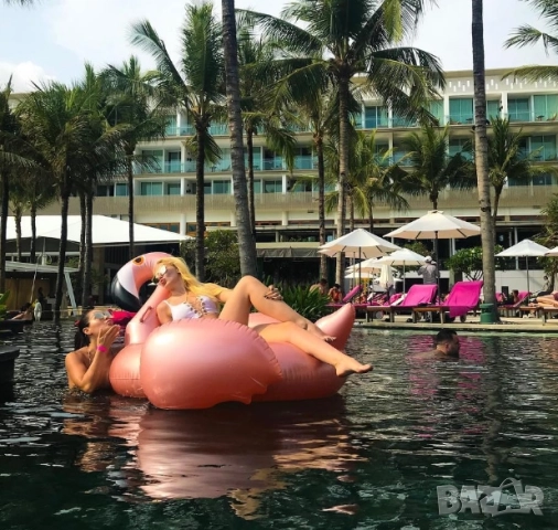Плувайте с комфорт и стил с нашите надуваеми шезлонги-Фламинго, Еднорог или Лебед, снимка 3 - Други стоки за дома - 51718308