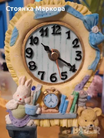 Два красиви работещи часовника с детски мотиви, снимка 7 - Антикварни и старинни предмети - 50162569