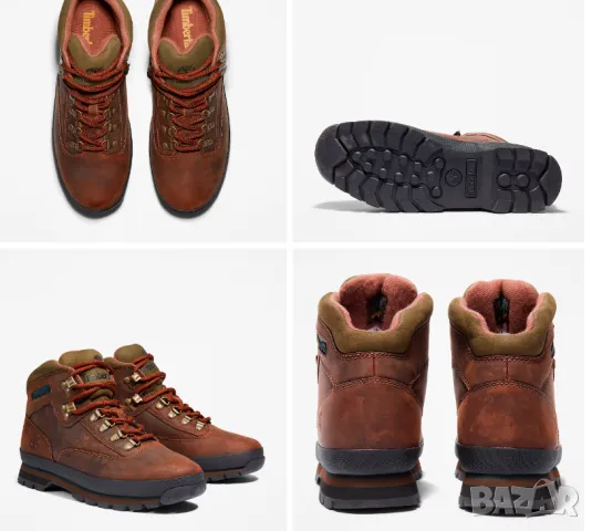 Мъжки обувки/ боти Euro Hiker  Timberland - 95100 - номер 41,5- 42 туристически , снимка 3 - Мъжки боти - 48899989