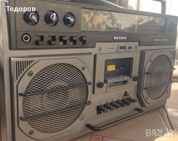 Unisef TU-7000 Auto Reverse Radio Cassette Recorder , снимка 2 - Радиокасетофони, транзистори - 51541510
