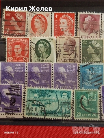 Стари пощенски марки от цял свят смесени СВЕТОВНИ ЛИДЕРИ за КОЛЕКЦИЯ 51938, снимка 2 - Филателия - 53228995
