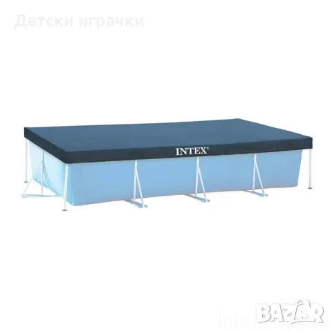Покривало за басейн INTEX 28038, 300 х 201 см, PVC, защита от замърсявания, снимка 1