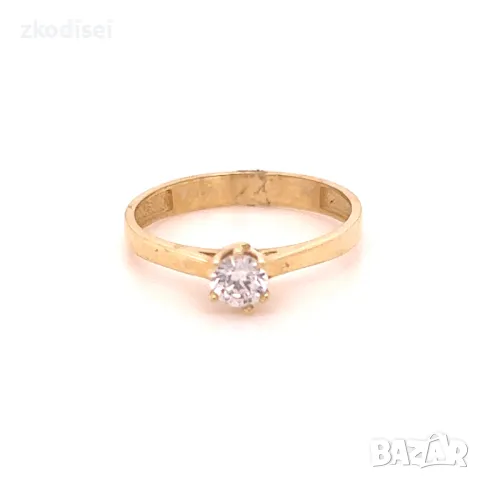 Златен дамски пръстен 1,78гр. 14кр.проба:585 размер:56 модел:4072-4