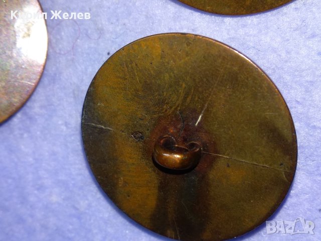 ЛОТ ЧЕТИРИ СТАРИ РЕТРО ОРНАМЕНТИРАНИ ЗЛАТИСТИ ШИКОЗНИ АРТ КОПЧЕТА БАКЕЛИТ 22961, снимка 11 - Антикварни и старинни предмети - 43553365