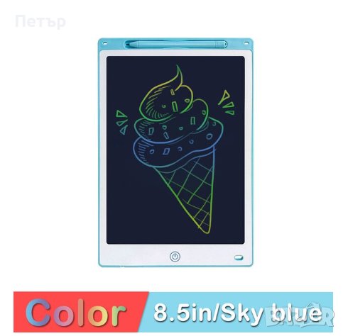 LCD Цветна дъска за рисуване, детски таблет 8.5", цветно писане, дигитален пад, снимка 4 - Рисуване и оцветяване - 36258893