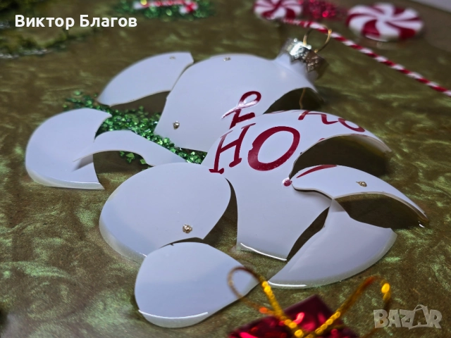 Коледна картина в епоксидна смола, снимка 7 - Картини - 52941557