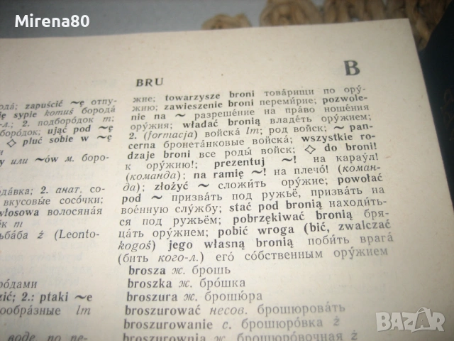 Голям полско-руски речник в 2 тома, снимка 5 - Чуждоезиково обучение, речници - 53527661