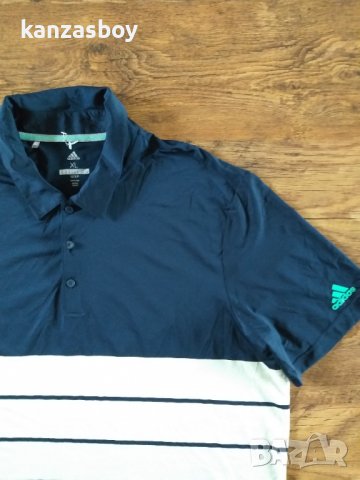 adidas GOLF Ultimate365 Heather Block Polo - страхотна мъжка тениска КАТО НОВА, снимка 4 - Тениски - 39580545