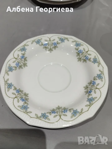 Фин порцеланов сервиз за кафе BLUTENREIGEN BONAPART, снимка 6 - Сервизи - 50864248