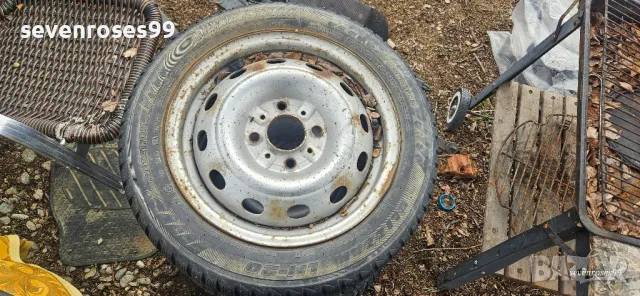 железни джанти с гуми 165 60 14 4броя тата индика