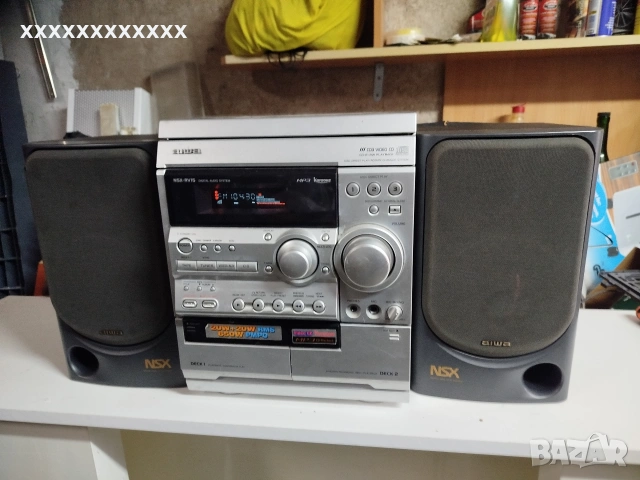 аудиосистема Aiwa с колони aux