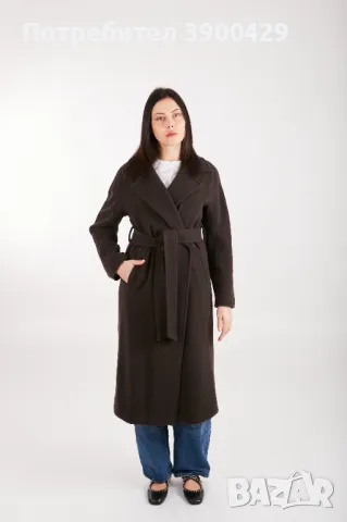 Дамско Палто Michele coat - Шоколад, снимка 2 - Палта, манта - 47717083