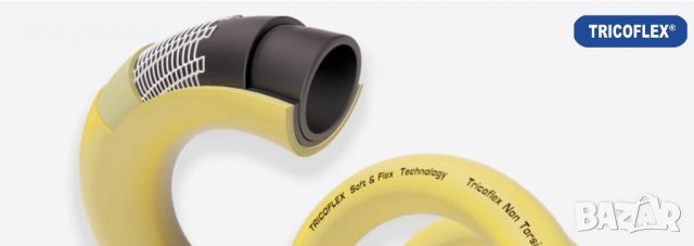 ✔ ФРЕНСКИ 5-слоен градински маркуч, “Soft & Flex” структура - Размери: 1/2", 3/4”, 1" и Ø 30 мм, снимка 5 - Напояване - 28832667