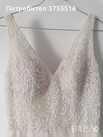 Дизайнерска сватбена рокля, снимка 6 - Рокли - 43824075