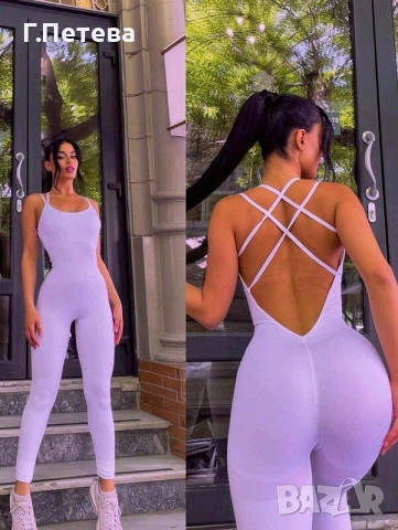 Стягащ и оформящ гащеризон с ефектен гръб , снимка 4 - Гащеризони - 53216014