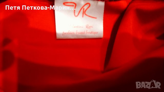 Официална сатенена рокля в червено, снимка 4 - Рокли - 32838553