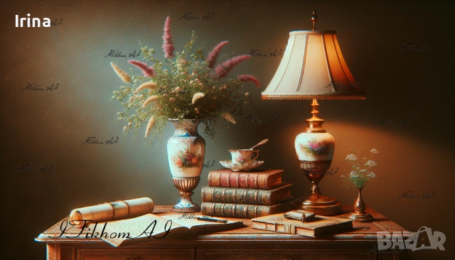 Натюрморт - цифрова маслена живопис (AI-generated)