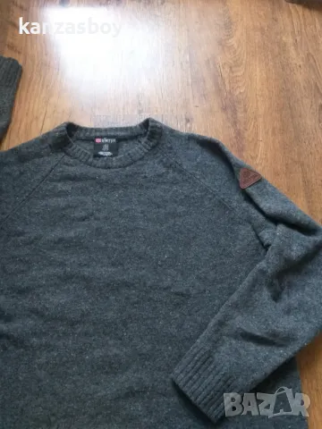 sherpa KANGTEGA CREW SWEATER - мъжки мерино пуловер КАТО НОВ L, снимка 7 - Пуловери - 47347295