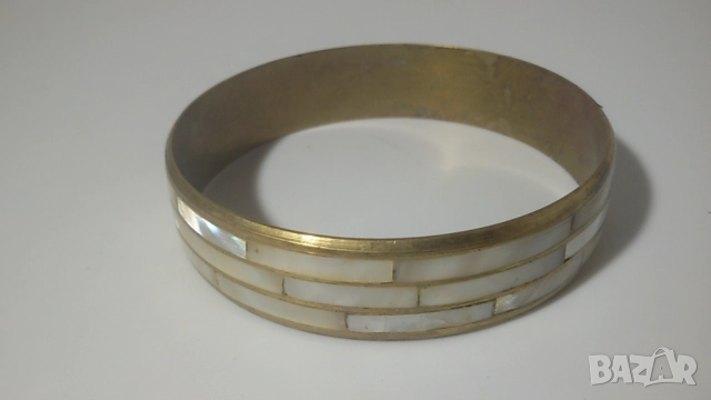 Ретро седефена гривна, снимка 3 - Гривни - 51509428