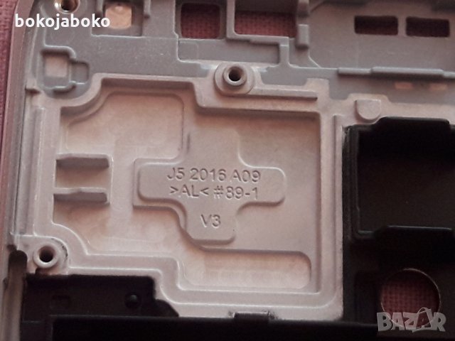 Комплект средна, задна рамка и стъкло за камерата /без капак за батерия/ за Samsung J5 2016, снимка 3 - Резервни части за телефони - 26771523