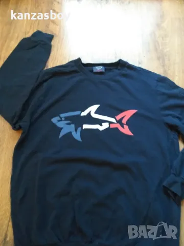 paul and shark long sleeve - страхотна мъжка блуза XL, снимка 5 - Спортни дрехи, екипи - 48298995