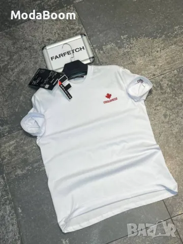 DSQUARED2 бяла мъжка тениска 