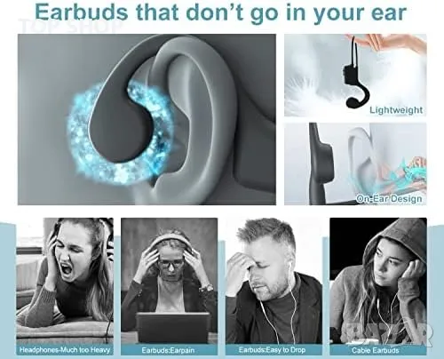 Нови безжични Bluetooth Спортни Слушалки за Бягане Тренировки Спорт Подарък, снимка 9 - Безжични слушалки - 49444290