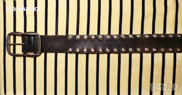 кожен колан с капси, снимка 2 - Колани - 38921152