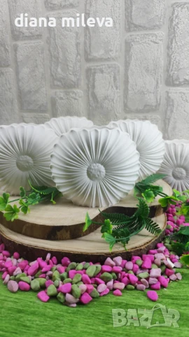 Вазички Маргаритки от гипсокерамика!!, снимка 13 - Декорация за дома - 51158796