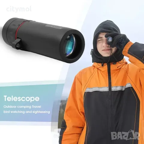 Водоустойчив джобен монокъл 10x25, снимка 3 - Оборудване и аксесоари за оръжия - 48055784