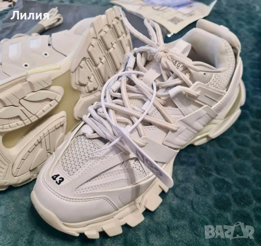 Balenciaga Track White , снимка 6 - Маратонки - 51578790