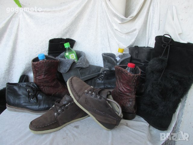 зимни мокасини BOXFRESH®,N- 39 - 40, естествена кожа + топла подплата,зимни полу боти,GOGOMOTO.BAZAR, снимка 4 - Мъжки боти - 35638513