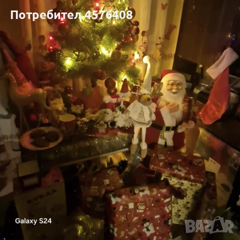 Дядо Коледа 90 см внос от Англия , снимка 5 - Декорация за дома - 52441235