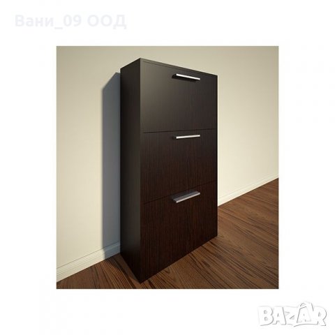 Голям шкаф за обувки с 3 разделения, снимка 4 - Шкафове - 33010258