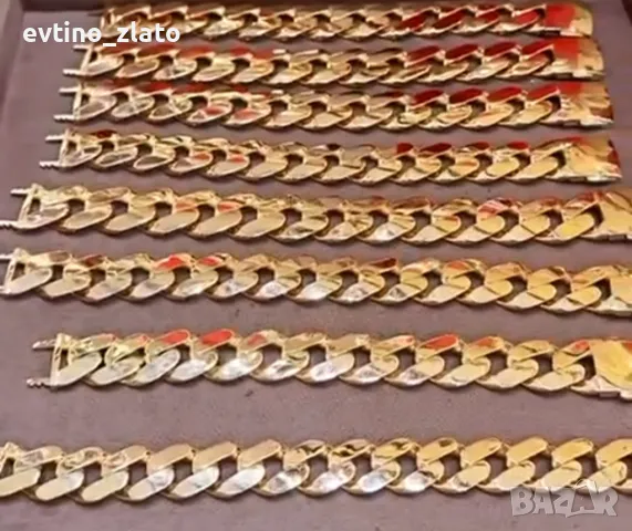 Златен ланец -14К, снимка 8 - Колиета, медальони, синджири - 42480863