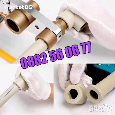 Акумулаторна лепачка за полипропиленови тръби 36V 8Ah, лепачка за ППР, снимка 8 - Други инструменти - 53276849