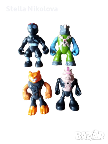 Нова серия "Костенурките Нинджа",4бр.светещи фигури,16см.