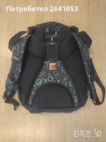 Ученическа раница Derform BackUp - Molecules, снимка 5 - Ученически пособия, канцеларски материали - 51642225