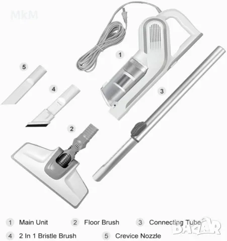 FUVSHU, Прахосмукачка 2 в 1, снимка 4 - Прахосмукачки - 49588122