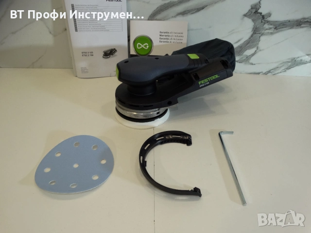 НОВО - Festool ETSC 2 125 - Basic - Акумулаторен ексцентършлайф машина