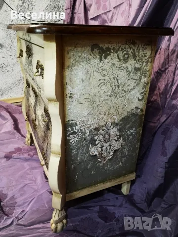 Уникален антикварен скрин , снимка 9 - Скринове - 48721046