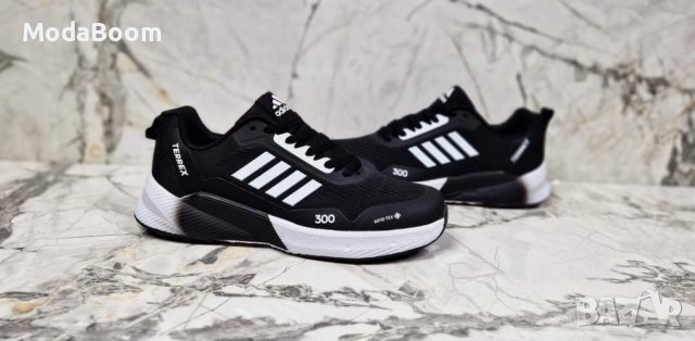 😎Adidas Черни Мъжки Маратонки😎, снимка 3 - Маратонки - 44100422